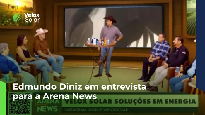 Edmundo Diniz leva a visão da Velox Solar Franchising para a Arena News