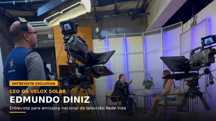 CEO da Velox Solar Franchising concede entrevista à Rede Vida