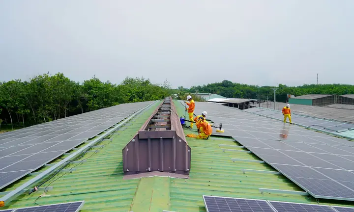 Usina fotovoltaica de alta potência para indústria